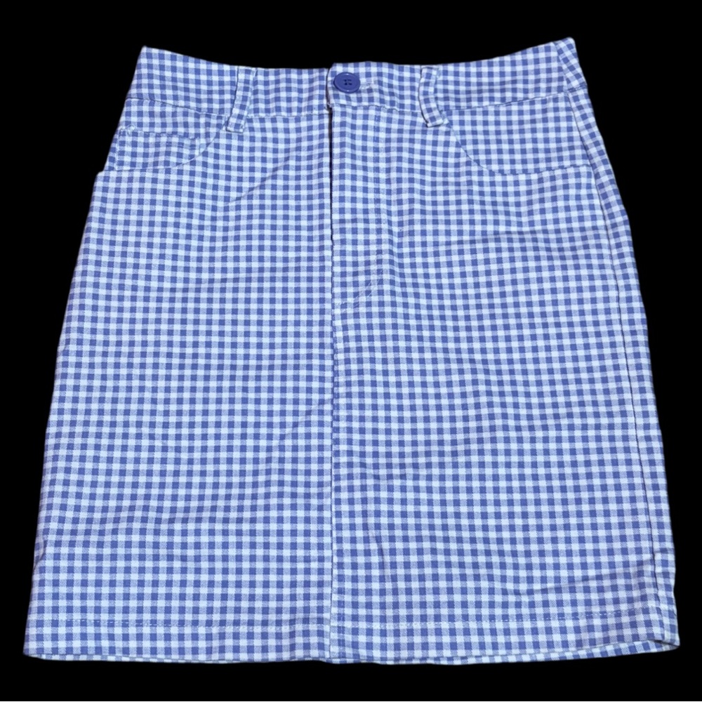 Forever 21 Blue and White Pencil Skirt Casual Resort Wear